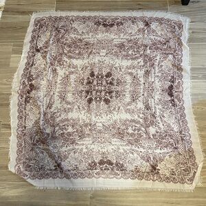 Elegant Floral Print Scarf